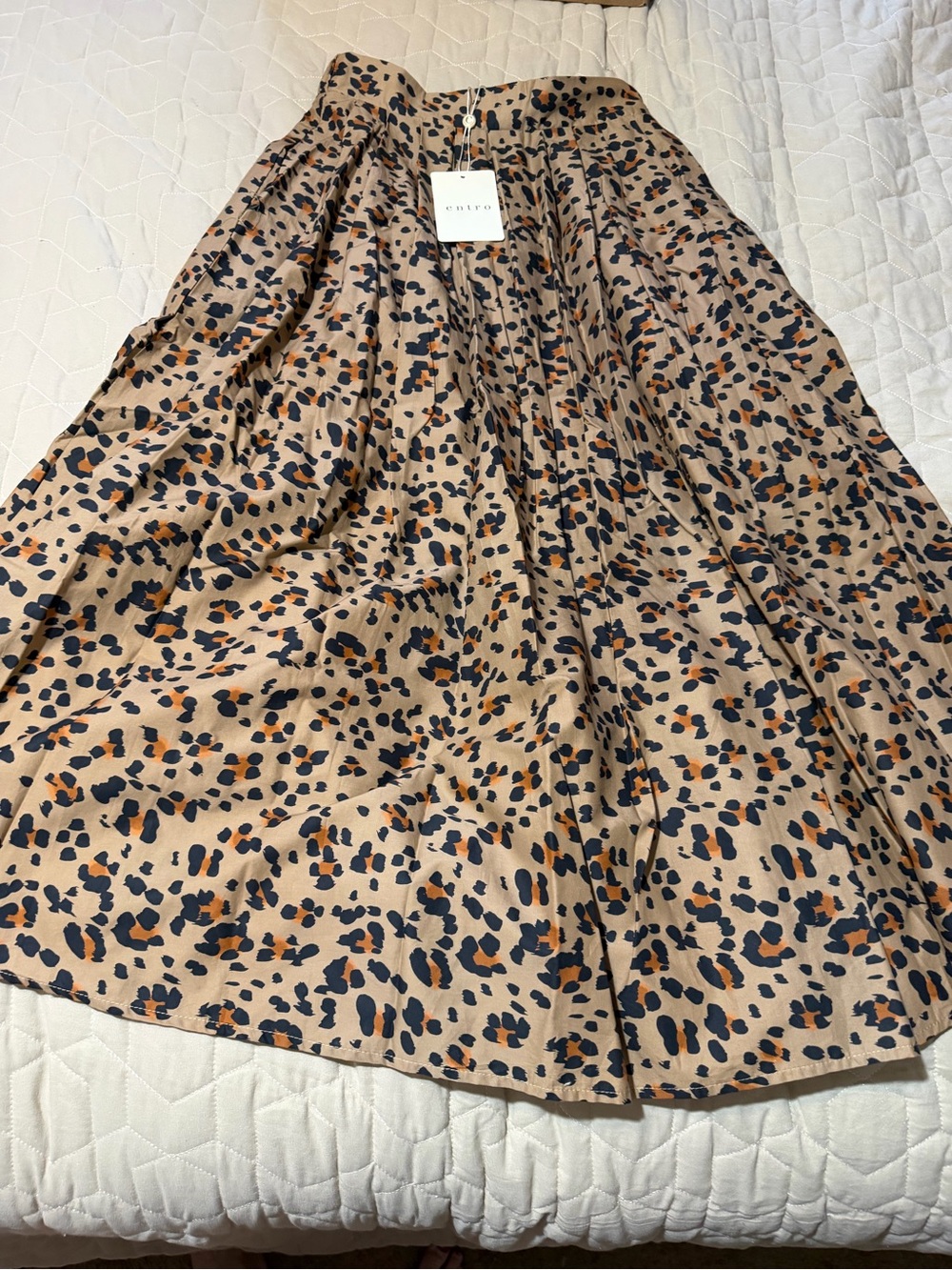 Cheetah Maxi skirt NWT size small
